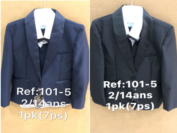 Jungen Festanzug Taufanzug Hochzeit Gentlemann Kommunion 5-Teilig 101-5